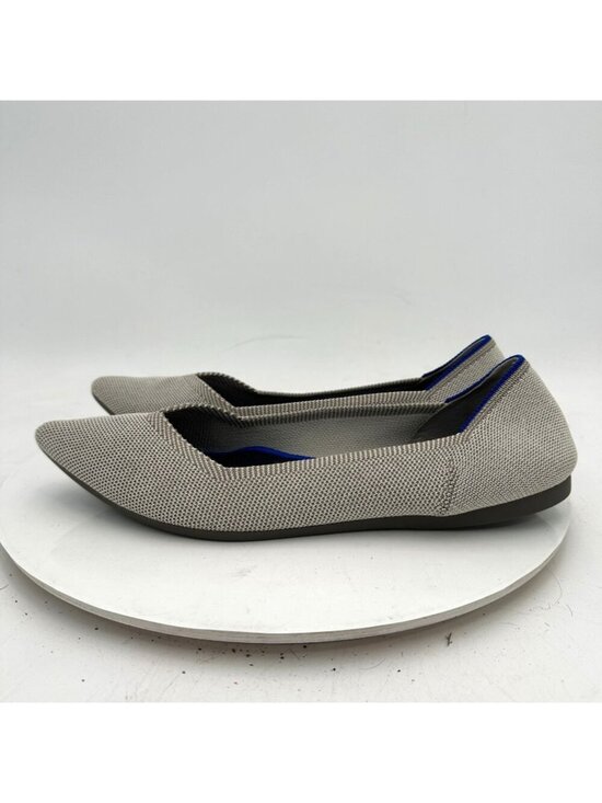 Rothy’s Shoes - Rothy’s The Point Women Size 10 Grey Ballet Flat Slip On Loafer Comfort Shoes